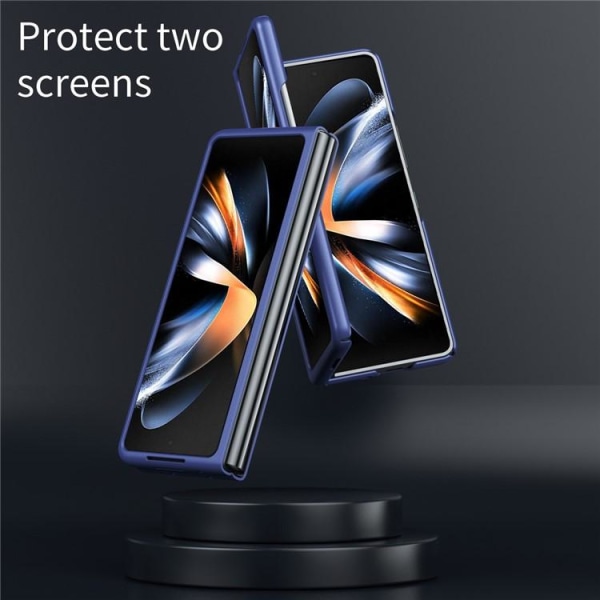 Galaxy Z Fold 5 mobilcover gummibelagt - lilla