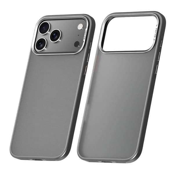 SULADA Mobilskal till iPhone 17 Pro Shockproof Matte - Titangrå Grå