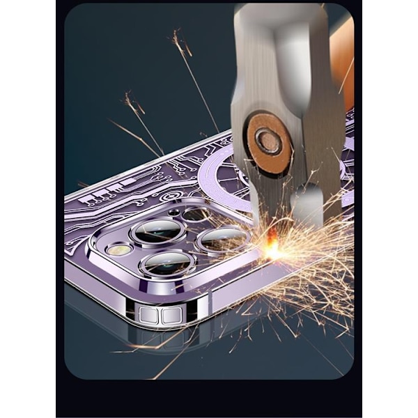 Mobilskal till iPhone 14 Pro Magsafe Mechanical - Silver