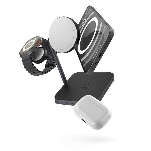 ZENS Laddstation Magsafe 4in1