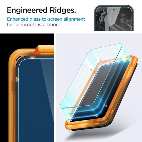 Spigen [2-Pack] Google Pixel 8A Härdat Glas Skärmskydd
