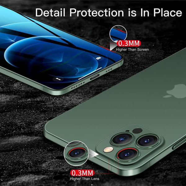 BOOM Zero iPhone 14 Pro Skal Ultra Slim - Grön