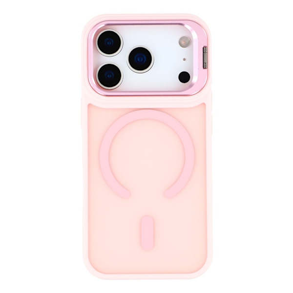 Mobilskal till iPhone 17 Pro Max MagSafe Lins Kickstand - Rosa Rosa
