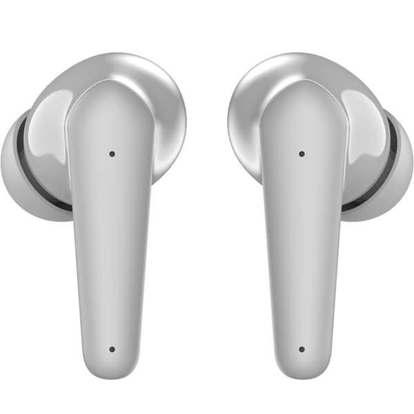 DENVER TWE-48GR Trådløs Bluetooth-øretelefon med opladningsetui Silver