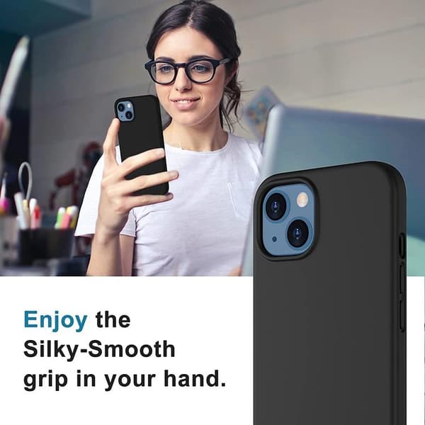 BOOM - iPhone 13 Pro Max Cover Blød TPU - Sort Black