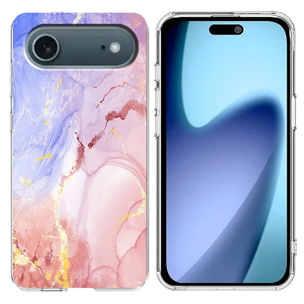 Mobilskal till iPhone Air Marble Pattern Printing Soft - Rosa Rosa