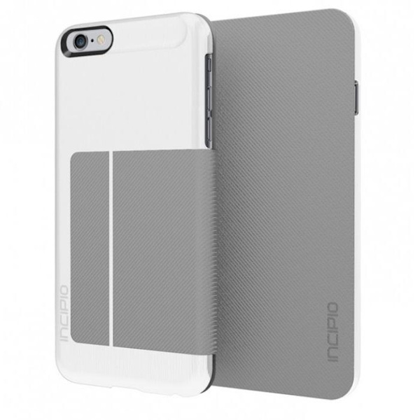 Incipio Folio Plånboksfodral till Apple iPhone 6(S) Plus  (Vit-Grå) grå