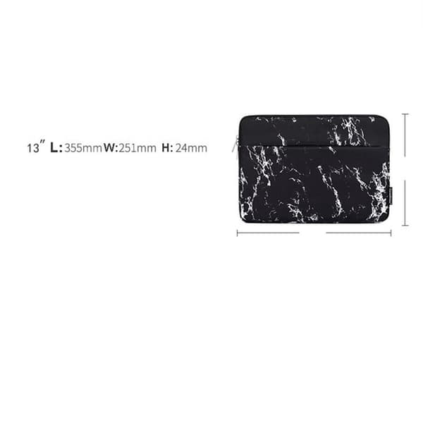 CANVASARTISAN Datorfodral 13" Marble H32-11 - Vit Vit