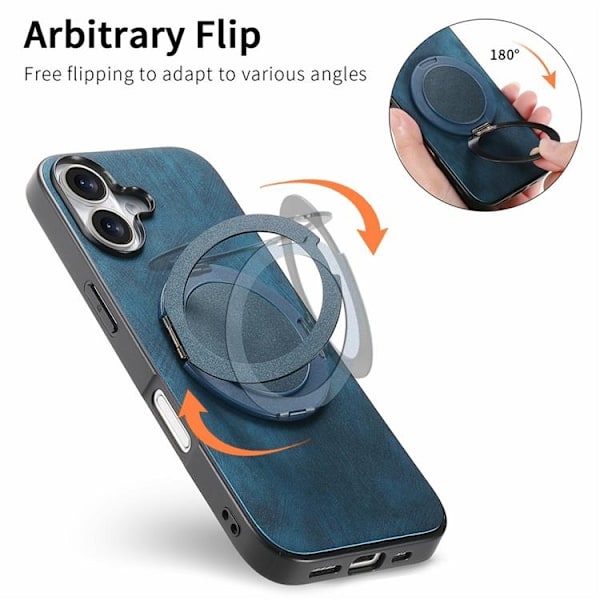 Mobilskal till iPhone 17 Rotating Kickstand - Blå Blå