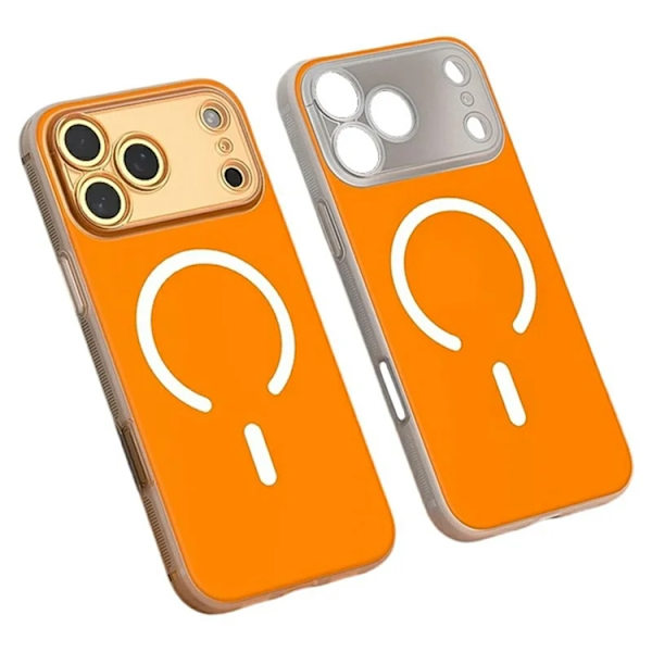 Q.COO Mobilskal till iPhone 17 Pro Max Magsafe Shockproof Orange