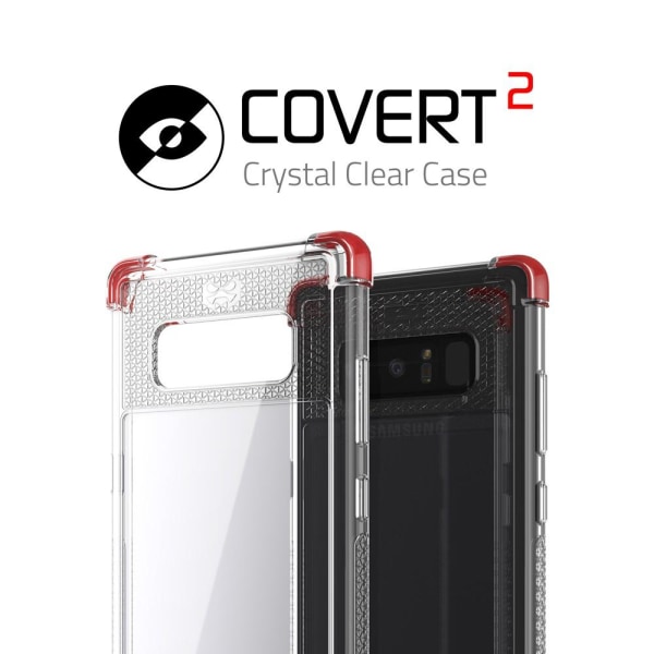 Ghostek Covert 2 Cover til Samsung Galaxy Note 8 - Rød Red