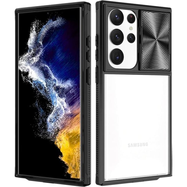 Galaxy S22 Ultra Mobilskal Kamera Slider - Svart