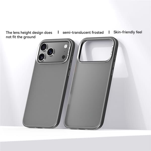 SULADA Mobilskal till iPhone 17 Pro Shockproof Matte - Titangrå Grå
