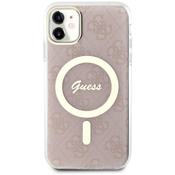 Guess iPhone 11 Mobilskal MagSafe - Rosa