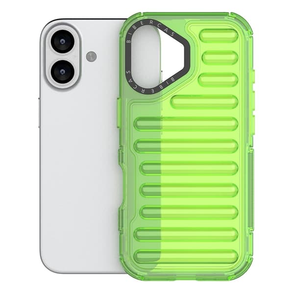 Mobilskal till iPhone 17 Stripe Design Detachable - Grön Grön