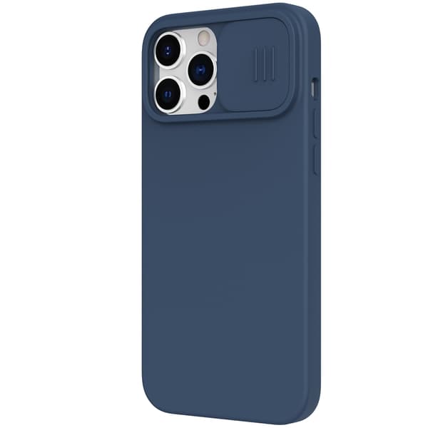 Nillkin CamShield Silky Silikon Skal iPhone 13 Pro Max - Blå Blue