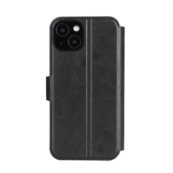 BOOM iPhone 14 Plus Punge Etui Kalveskind - Sort Black
