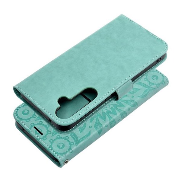 Galaxy A55 5G Plånboksfodral Mezzo - Mandala Grön