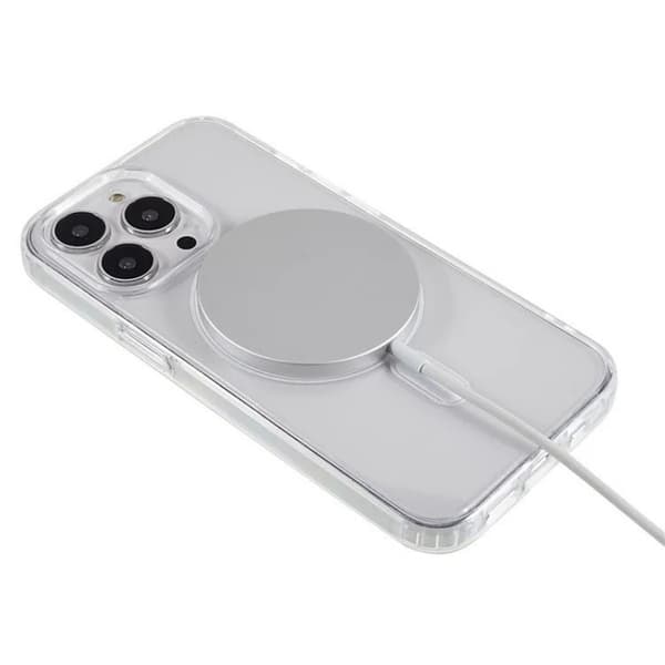 WANLONFENG Mobilskal till iPhone 15 Pro Max MagSafe + [2-Pack] Härdat glas