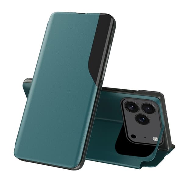 Amorus Mobilskal till iPhone 17 Pro Max Folio Flip Stativ - Grön Grön