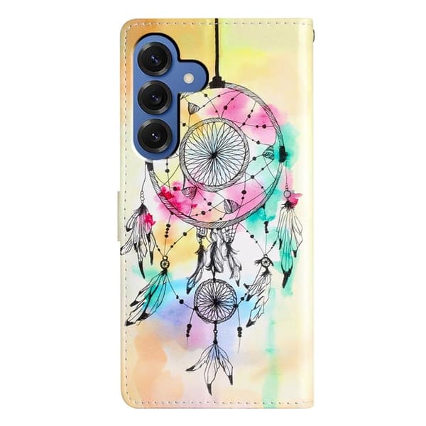 Samsung Galaxy S26 Plus Plånboksfodral Konstläder Mönstertryck Ställ - Vindklang