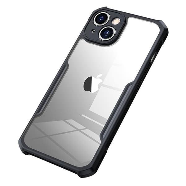 XUNDD Mobilskal till iPhone 15 Plus - Anti-scratch, Acrylic+TPU - Svart