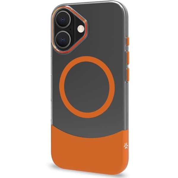 Celly Telefontaske til iPhone 16 MagSafe Magdual - Orange Orange