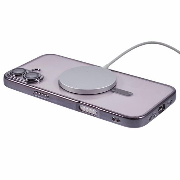 X-LEVEL Mobilskal till iPhone 16 Plus Magnetisk TPU Grå