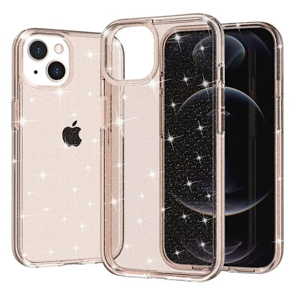 iPhone 15 Mobilskal Glittrande - Guld
