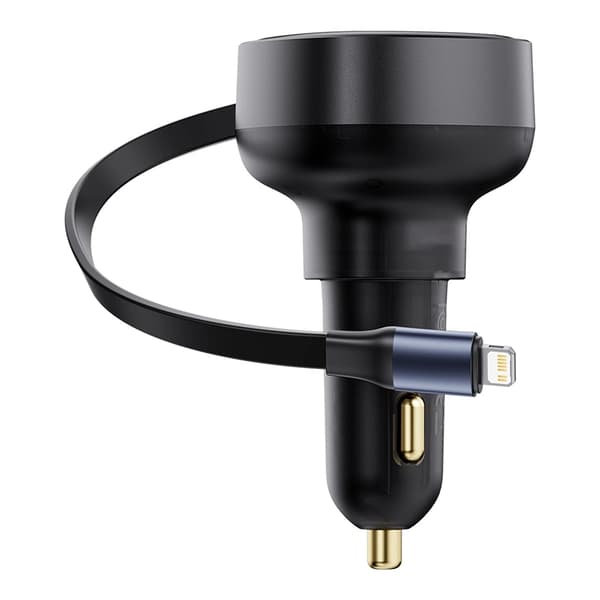 Baseus Billaddare 60W USB-C Till Lightning Enjoyment Pro - Svart Black