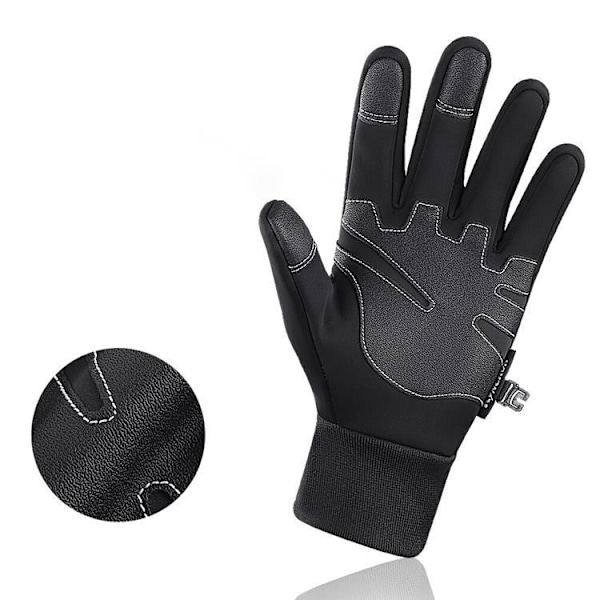 Insulated Mobil Sports Touchvantar/Handskar Anti-Slip Size L Svart