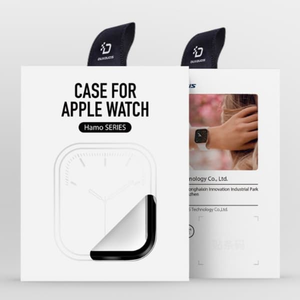 DUX DUCIS Apple Watch 7/8 (41mm) Skal Electroplated PC - Svart Black