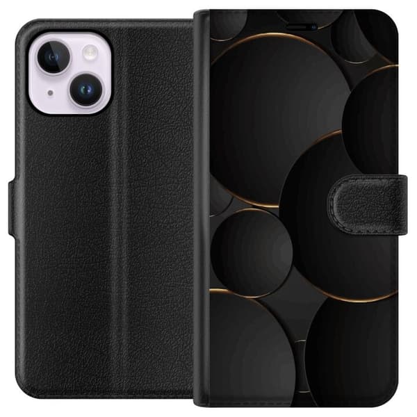Pung Taske til Apple iPhone 15 Plus med Luksus Cirkler