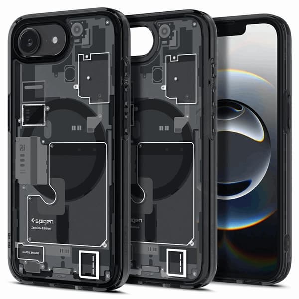 Spigen Telefontaske til iPhone 16e Magsafe Ultra Hybrid - En Sort Svart