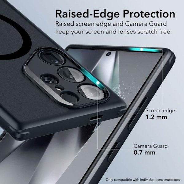 ESR Galaxy S24 Ultra Mobilskal Magsafe CH Halolock - Svart Svart