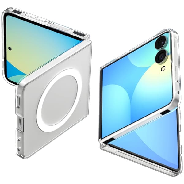 Spigen Mobilskal För Galaxy Z Flip 8 Magsafe Airskin - Clear/Vit