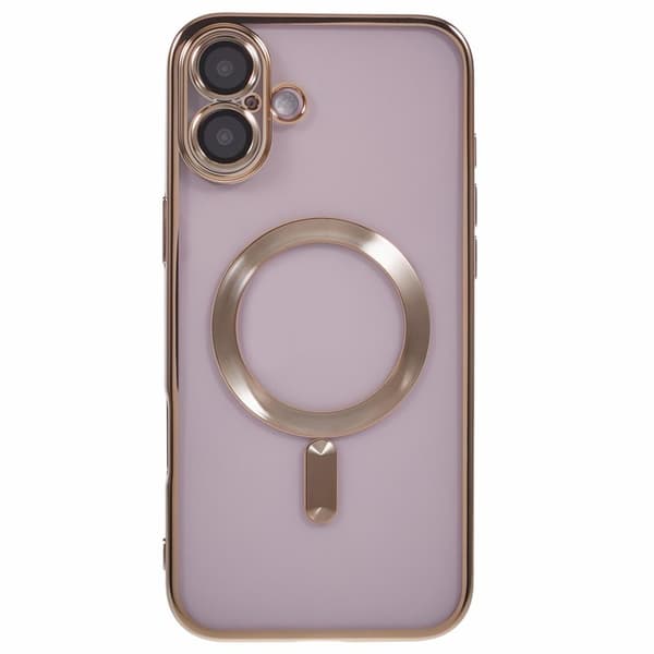 X-LEVEL Mobilskal till iPhone 16 Plus Magnetiskt TPU Guld
