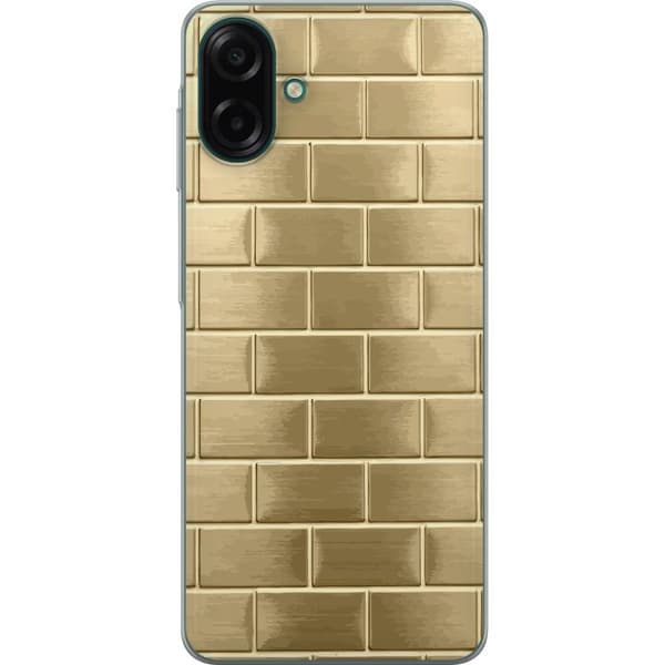 Mobilskal till Samsung Galaxy A07 4G med Gyllene Murstenar