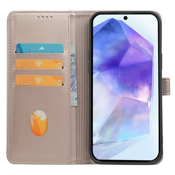 Mobilskal till Samsung Galaxy S26 Plus Magnetisk Stängning KonstLäder - Roséguld