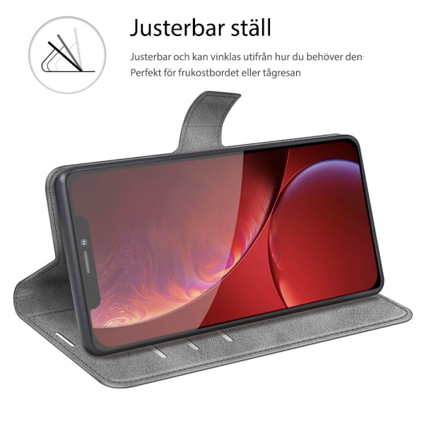 RFID-Skyddat Plånboksfodral iPhone 13 Pro - Boom of Sweden Grå