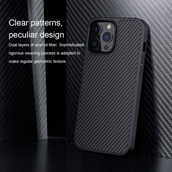 Nillkin Carbon Fiber Mobilskal till iPhone 13 Pro Max - Svart Svart