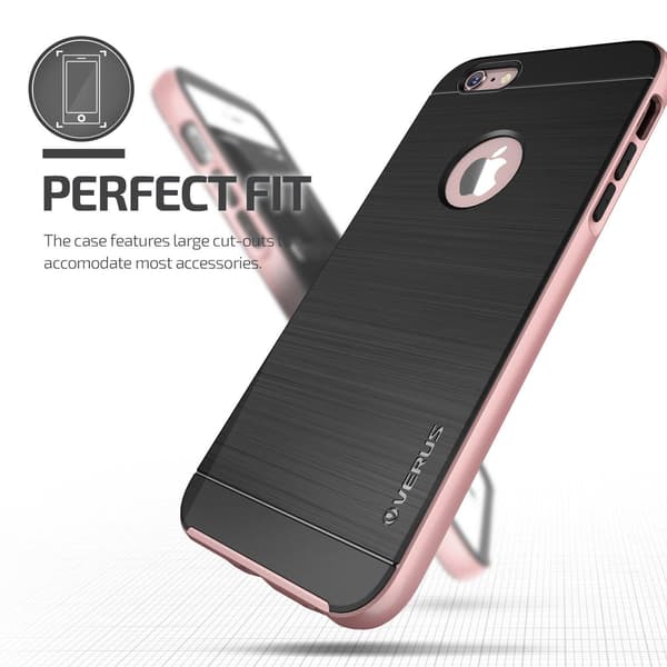 Verus High Pro Shield -kuori Apple iPhone 6(S) Plus - Rose Gold Roséguld
