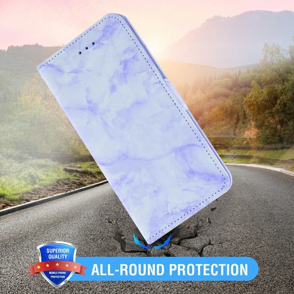 Plånboksfodral för Samsung Galaxy S26 Plus Konstläder Stativ - Lila