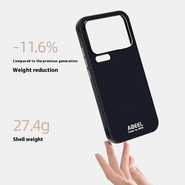 ABEEL Mobilskal till Xiaomi 17 Pro MagSafe Kompatibel Guld
