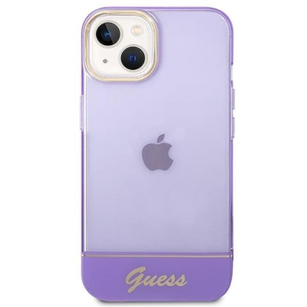 GUESS iPhone 14 Plus Skal Translucent - Lila