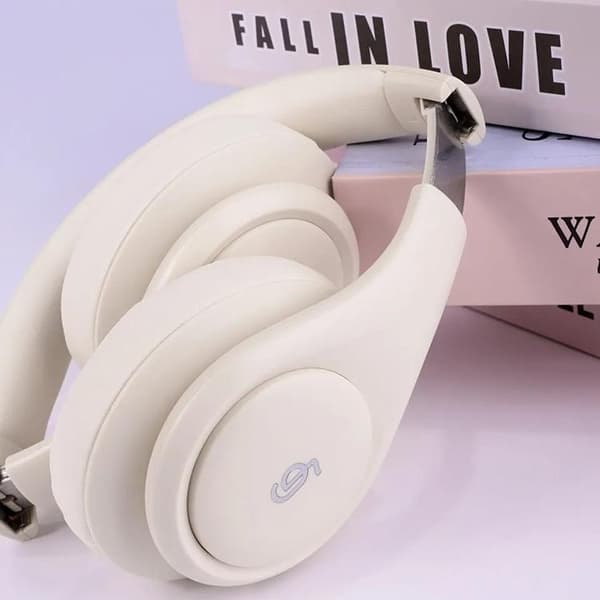 Over-Ear Trådlösa Hörlurar Bluetooth ANC P9 - Rosa Rosa