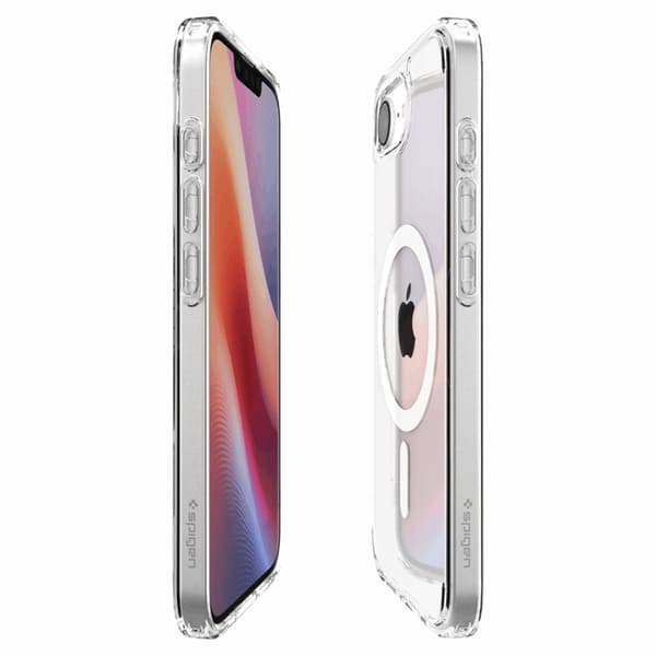 Spigen Mobilskal till iPhone 16e Magsafe Ultra Hybrid - Vit Transparent