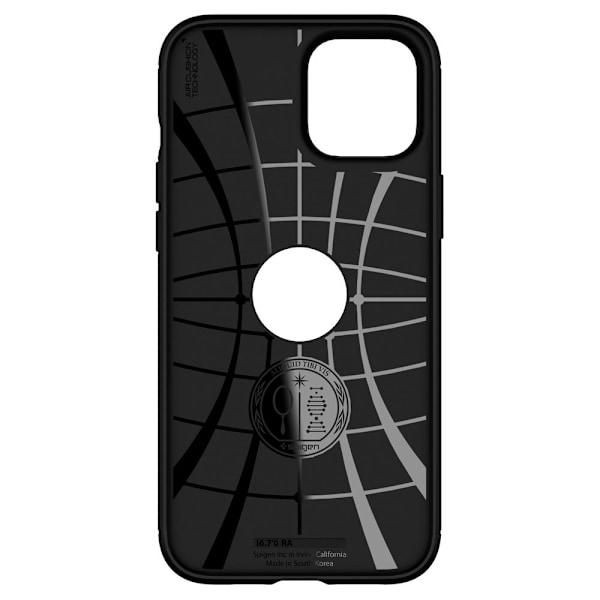 FD Rugged Armor iPhone 12 & 12 Pro - Matte Black Svart