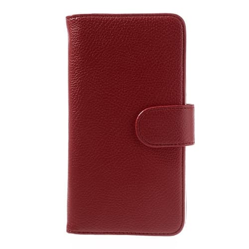 Embossed Plånboksväska till LG G Flex (Röd) Röd