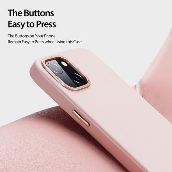 Dux Ducis iPhone 14 Etui MagSafe Grit - Lyserød Rosa